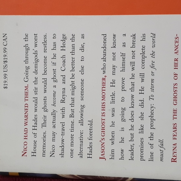 The Heroes of Olympus, Book 5: The Blood of Olympus, Hardcover, Preowned - Picture 7 of 8